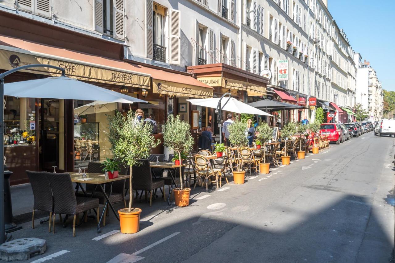 Studio Terrasse Privee 5 Min To Eiffel Tower Paris Luaran gambar