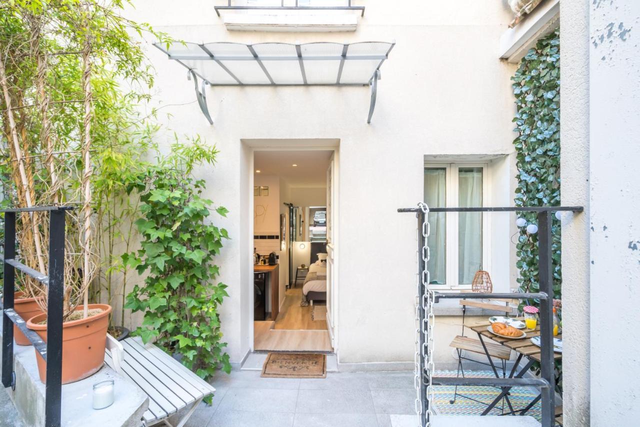 Studio Terrasse Privee 5 Min To Eiffel Tower Paris Luaran gambar
